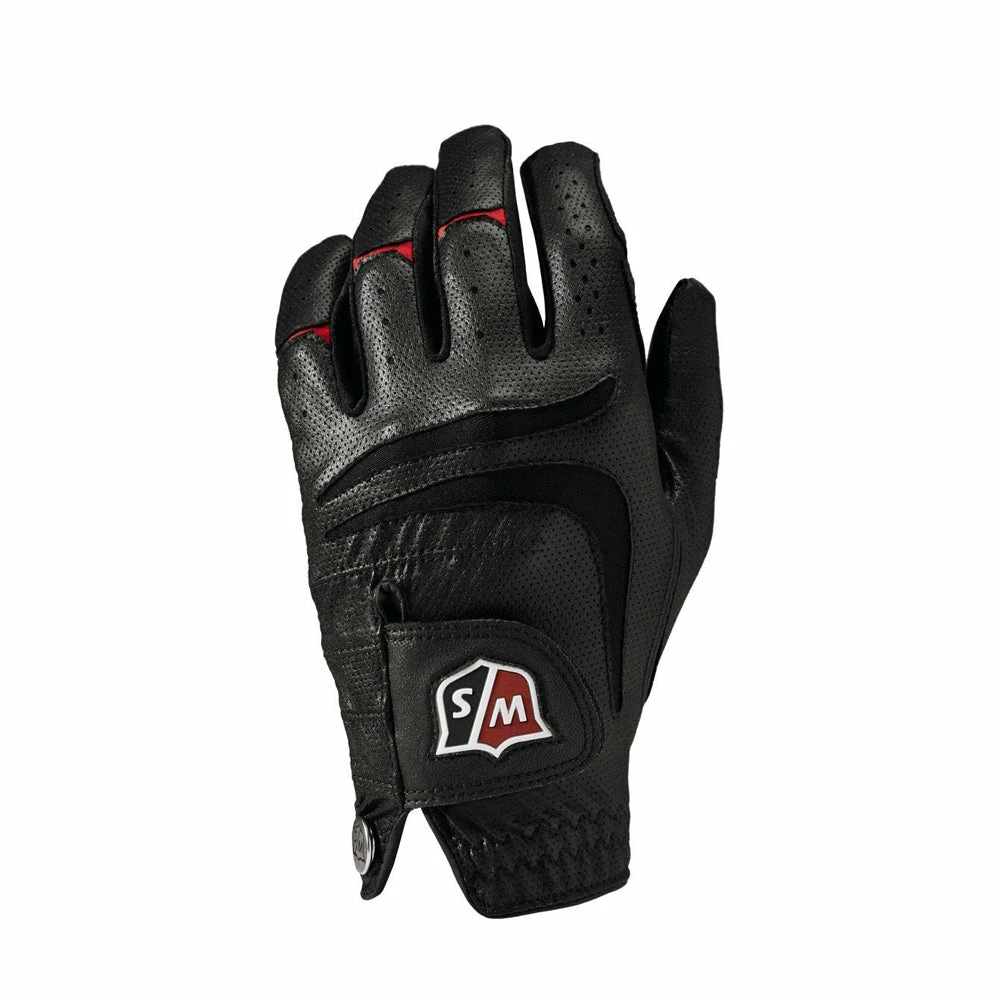 Wilson Staff Grip Plus All Weather Mens Black Golf Glove