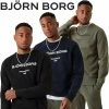 Bjorn Borg Mens Soft Fleece Crewneck Sweater Pullover