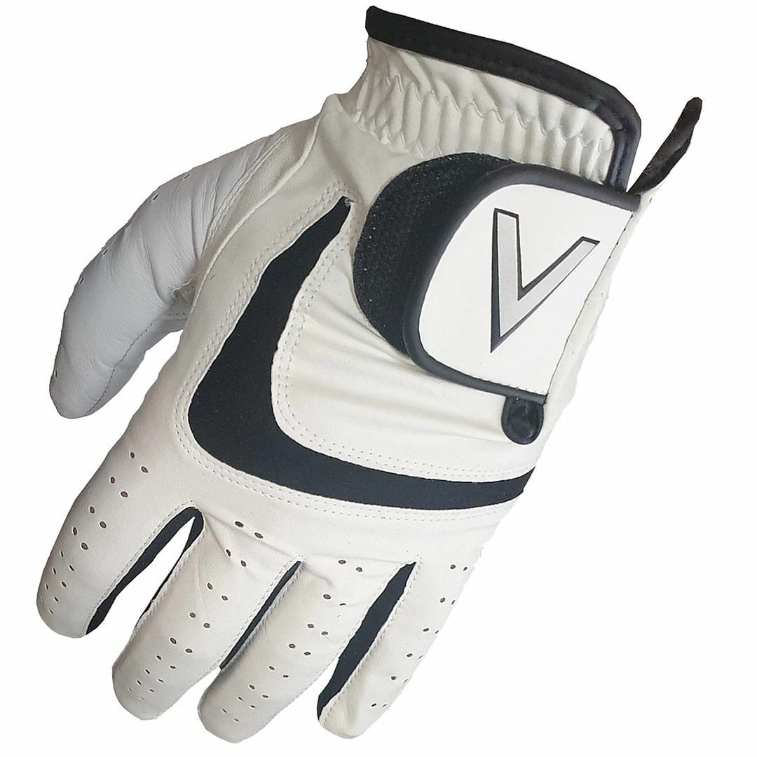 Pack Of 3 All Weather V Logo Soft Cabretta Leather Palm Patch Golf Gloves Left Hand - Image 2