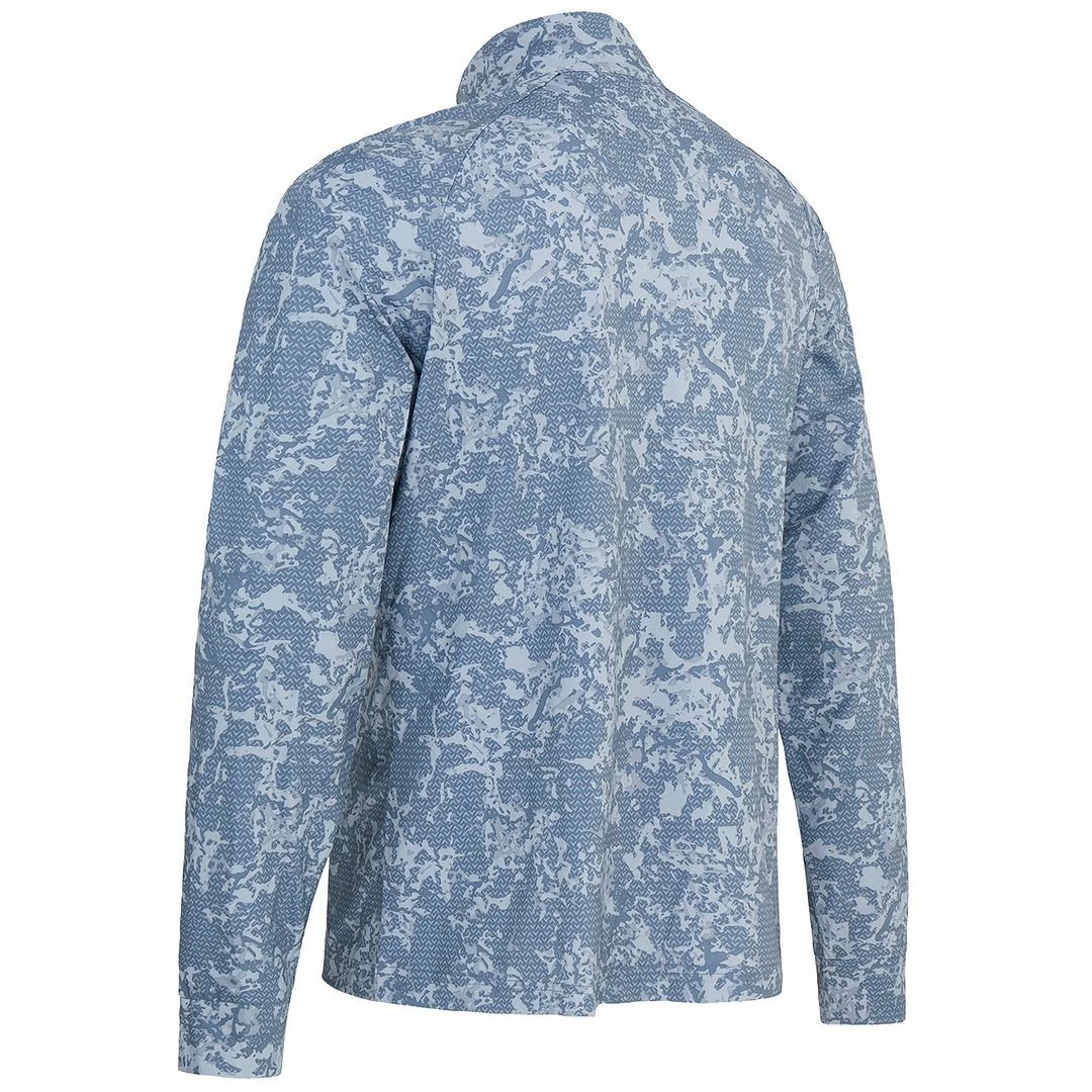 Callaway Golf Mens Camo Sun Protection 1/4 Zip Opti-Dri Swing Tech Golf Pullover - Image 4