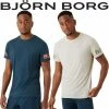 Bjorn Borg Mens Light Performance Short Sleeve Top Sport Gym T-shirt