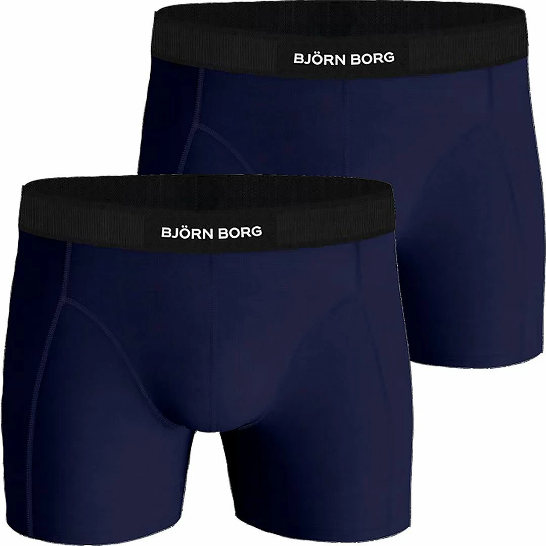 Bjorn Borg Mens Premium Cotton Shorts Boxer Briefs Underwear Many Choices 2-PACK - Image 3