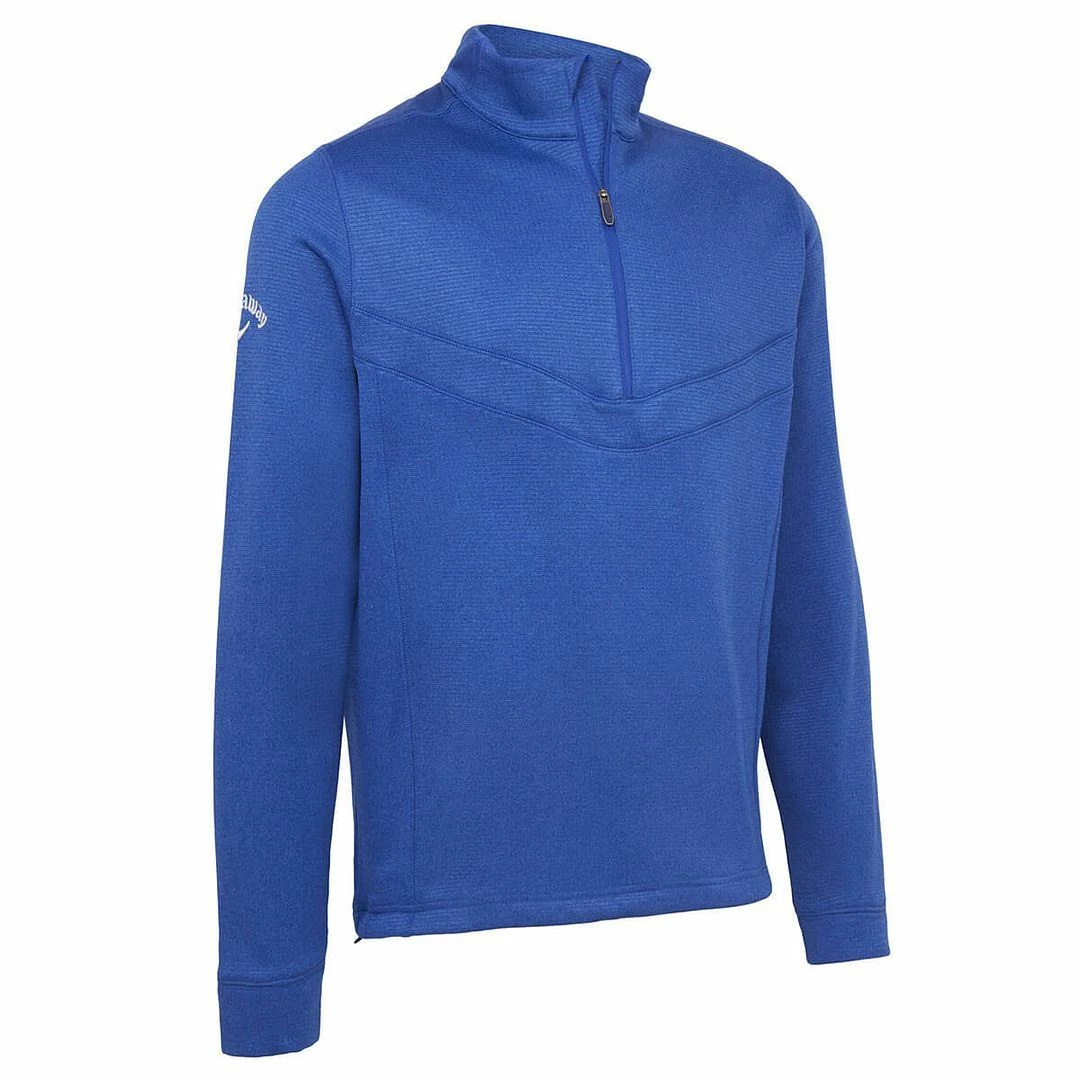 Callaway Golf Mens Waffle 1/4 Zip Opti-Dri Swing Tech Thermal Golf Pullover Sweater - Image 5