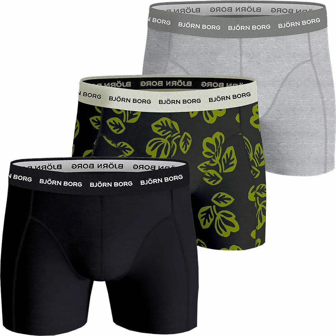 Bjorn Borg Mens Cotton Stretch Shorts Boxer Briefs Underwear Many Choices 3-PACK - Image 19