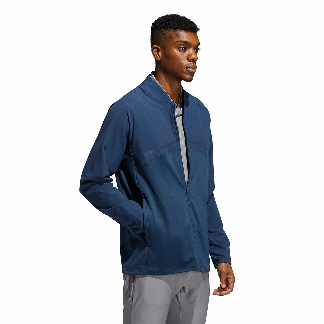 ADIDAS Golf Mens Hybrid Full Zip Water Resistant Golf Jacket - Image 28