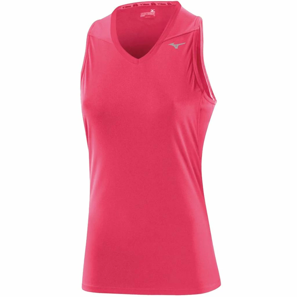 Ladies Mizuno Drylite Core Tee Womens Sleeveless Running T-shirt - Image 7