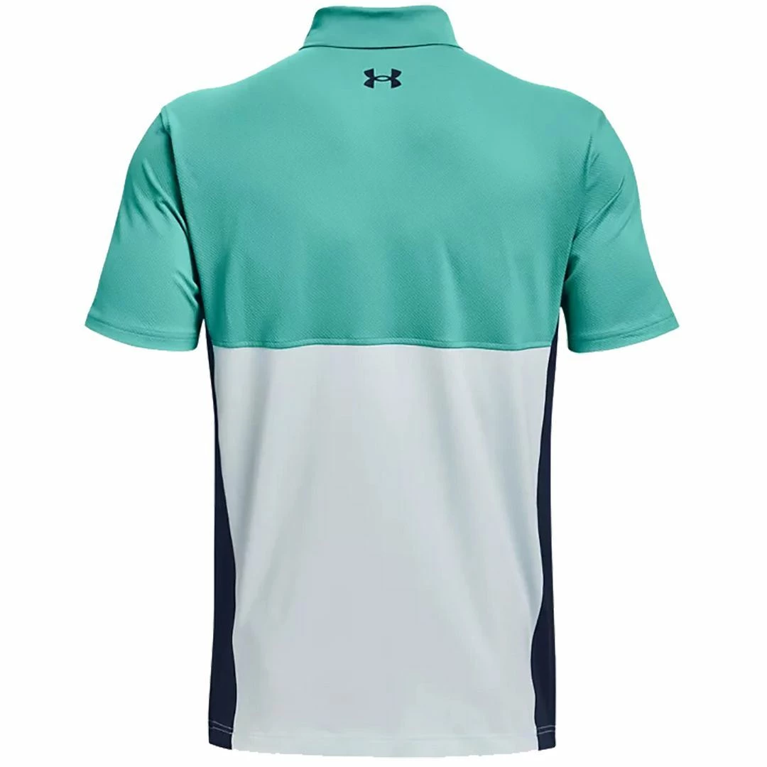 Under Armour Golf Mens UA Performance Blocked Polo Stretch Golf Polo Shirt - Image 9