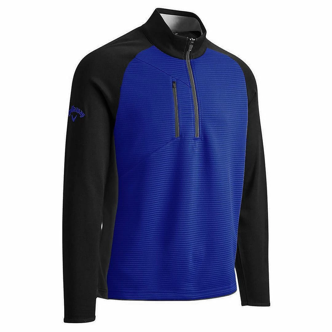 Callaway Golf Mens Blocked Ottoman 1/4 Zip Thermal Sweater SwingTech Golf Pullover - Image 5