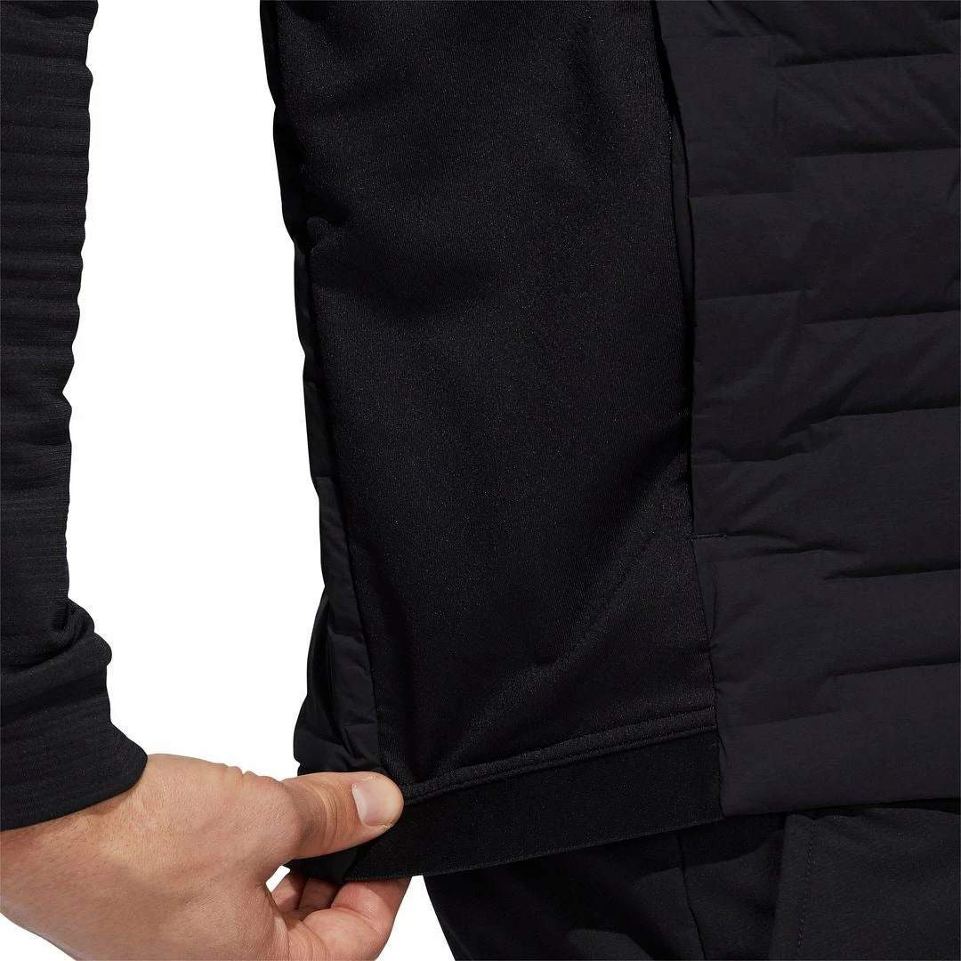 ADIDAS Golf Mens Frostguard Quilted Water Repellent Full Zip Golf Padded Gilet Vest - Image 5