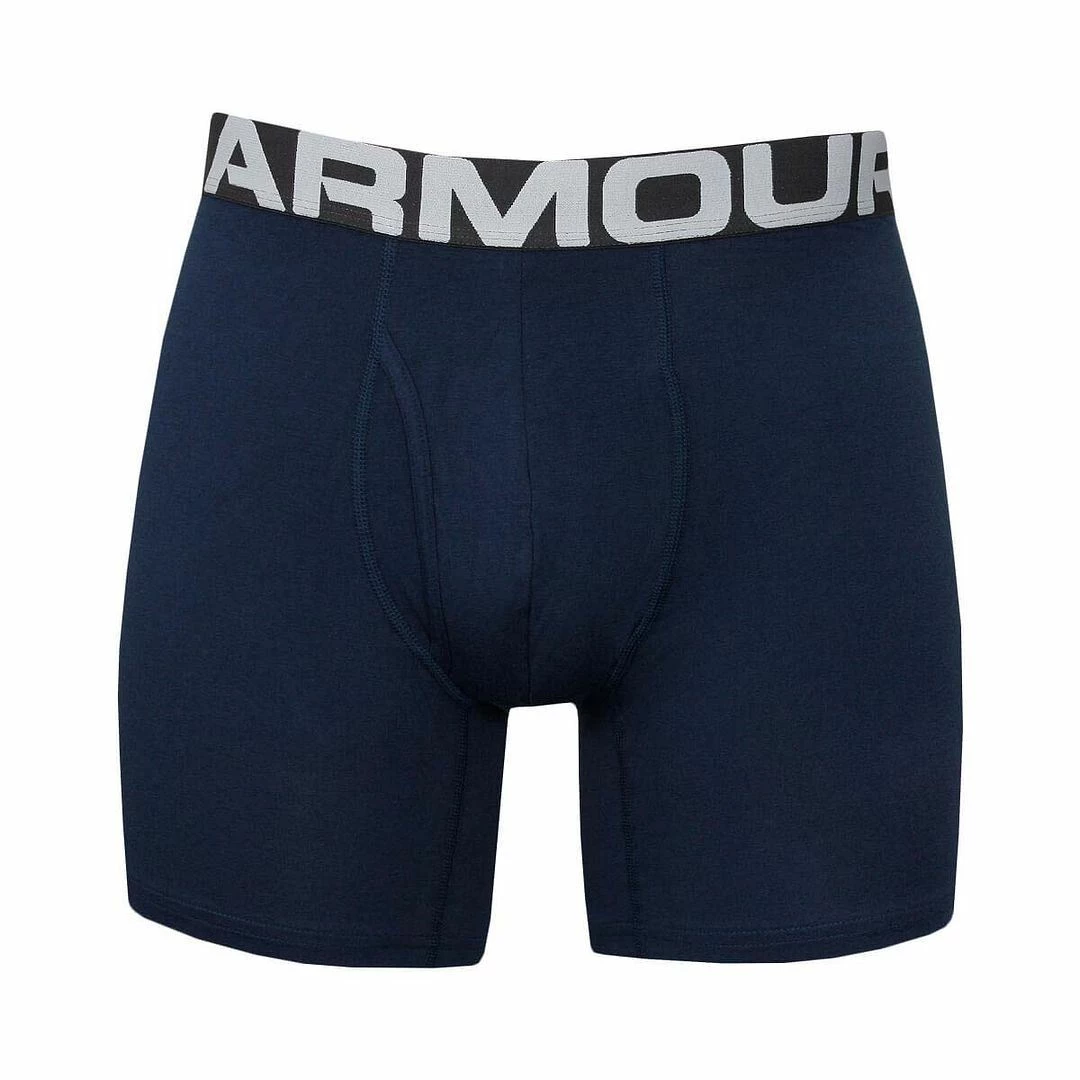 Under Armour Mens UA Charged Cotton 6" Stretch BoxerJock Underwear 3-Pack - Image 15
