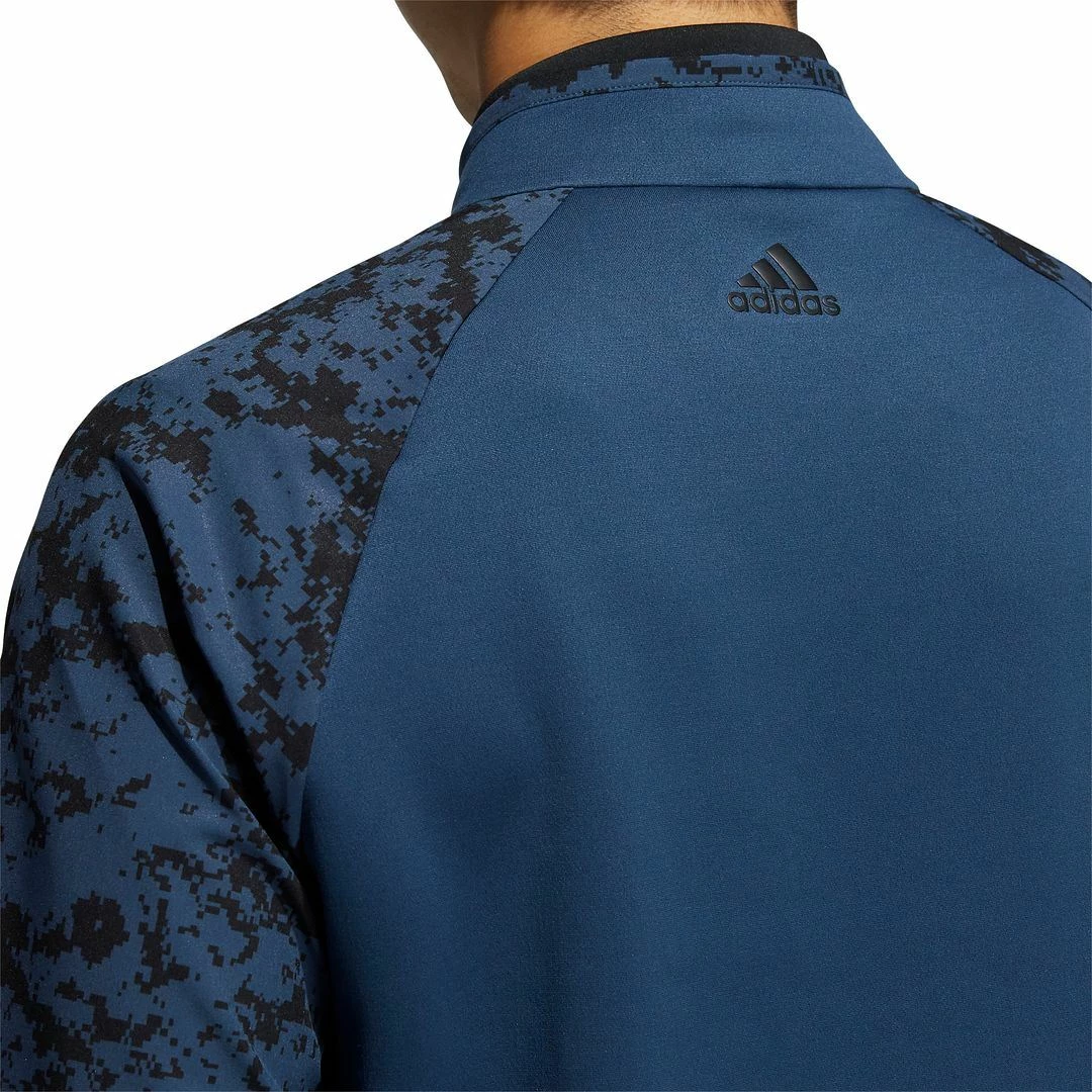 ADIDAS Golf Mens Camo Hybrid Layering Sweatshirt Stretch Golf Sweater - Image 40