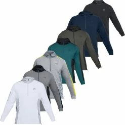Under Armour UA Threadborne Terry Hoody Mens Sports Fitness Pullover