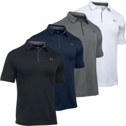 Under Armour UA Tech Polo Performance HeatGear Mens Golf Polo Shirt