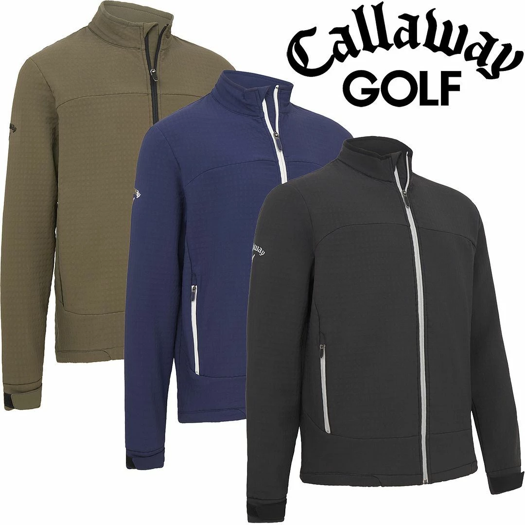 Callaway Golf Mens Stormfleece Pro II Thermal Water Repellent Golf Jacket