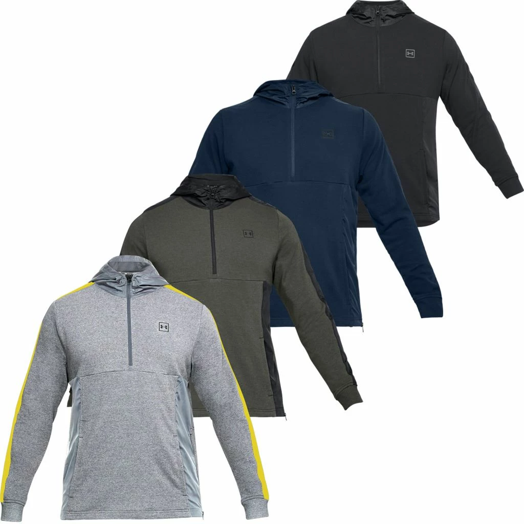 Under Armour UA Threadborne Terry Hoody Mens Sports Fitness Pullover - Image 4