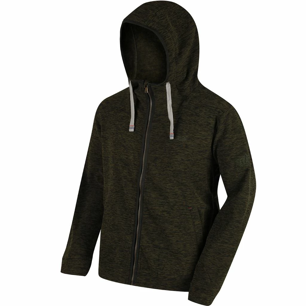 Regatta Mens Laikin Stripe Full Zip Fleece Hoody - Image 12