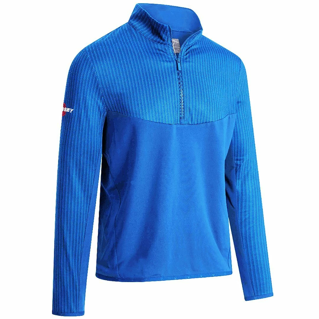 Callaway Golf Mens Odyssey Chillout 1/4 Zip Windstopper Golf Sweater Pullover - Image 5