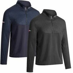 Callaway Golf Mens Odyssey Chillout 1/4 Zip Windstopper Golf Sweater Pullover