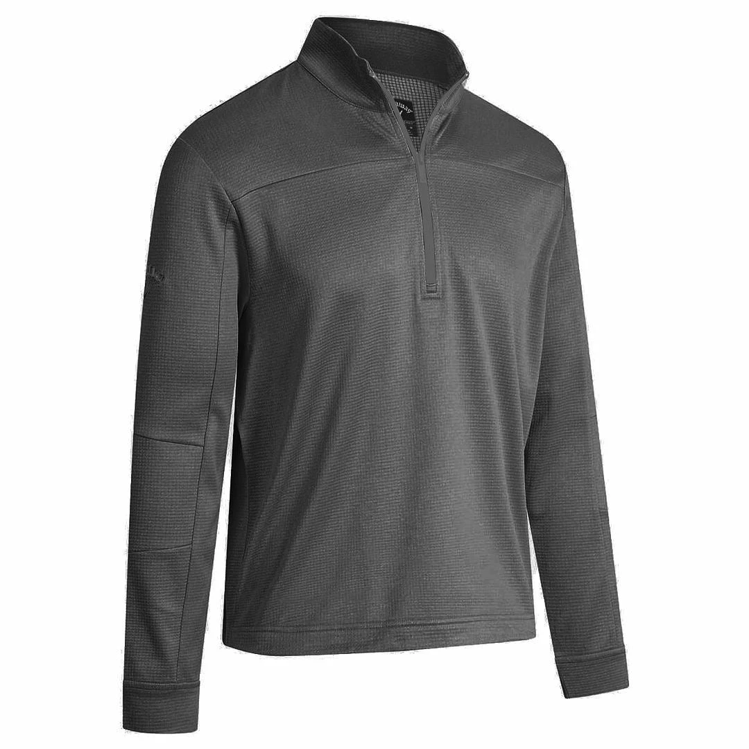Callaway Golf Mens Pieced Waffle 1/4 Zip SwingTech Thermal Golf Sweater Pullover - Image 20