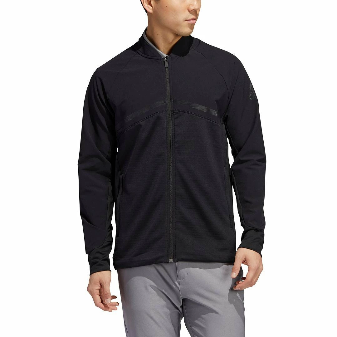 ADIDAS Golf Mens Hybrid Full Zip Water Resistant Golf Jacket - Image 35