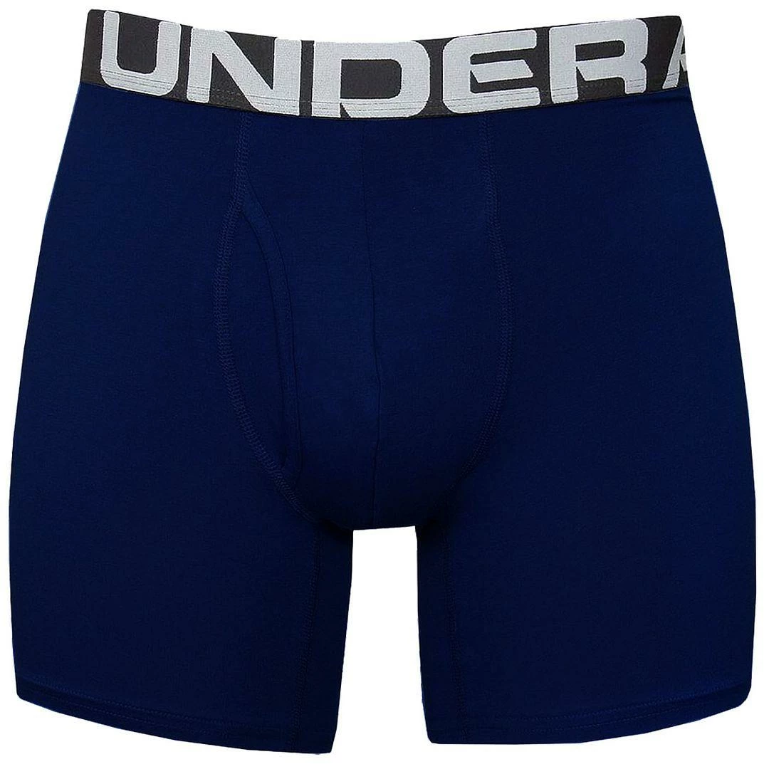 Under Armour Mens UA Charged Cotton 6" Stretch BoxerJock Underwear 3-Pack - Image 18
