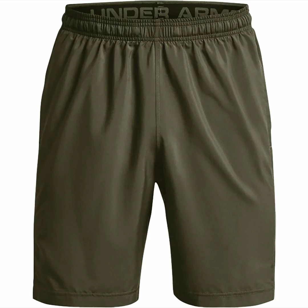 Under Armour Mens UA Woven Graphic Wordmark Sports Fitness Gym Shorts - Image 2