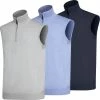 Oscar Jacobson Mens Bob Pin ¼ Zip Golf Vest