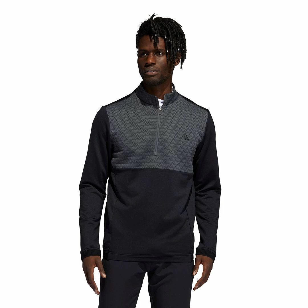 ADIDAS Golf Mens COLD.RDY 1/4 Zip Lightweight Sweater Golf Pullover - Image 4