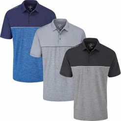 Stuburt Golf Mens Evolve Middleton Lightweight Golf Polo Shirt