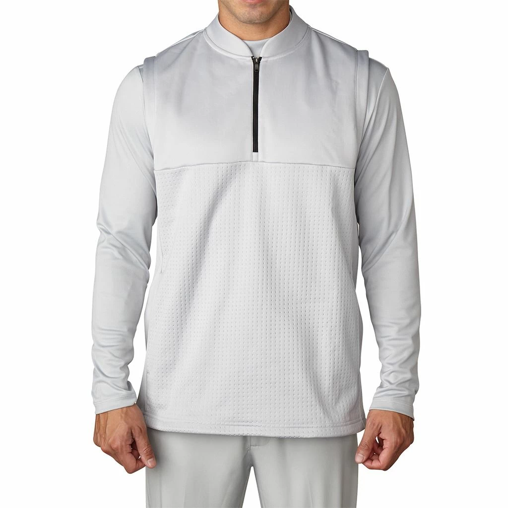 ADIDAS Golf Climawarm™ 1/4 Zip Debossed Iconic Gilet Breathable Insulation Mens Golf Vest - Image 18