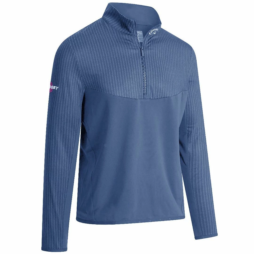 Callaway Golf Mens Odyssey Chillout 1/4 Zip Windstopper Golf Sweater Pullover - Image 6