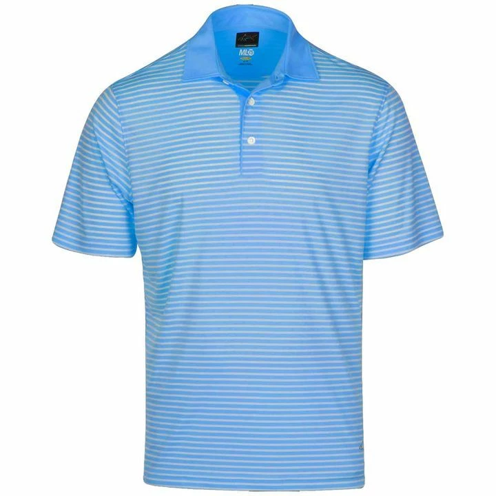 Greg Norman Mens PlayDry Bar Stripe Performance Stretch Golf Polo Shirt - Image 16