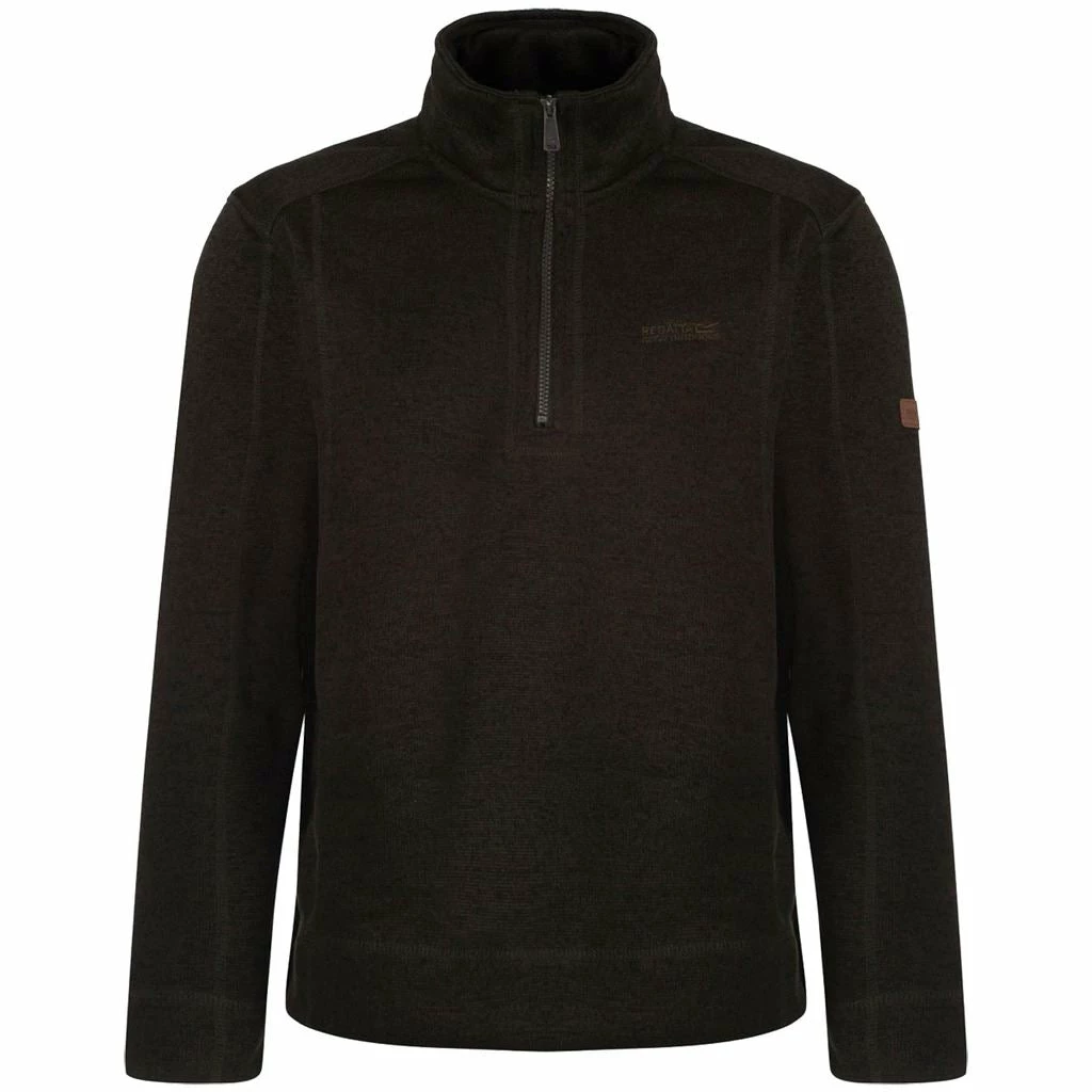 Regatta Lincoln 1/4 Zip Overhead Sweater Midweight Fleece Funnel Neck Mens Sports Pullover - Image 10