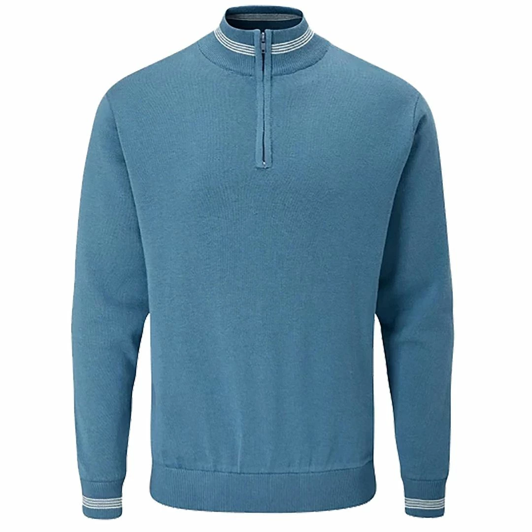 Stuburt Golf Mens Arctic Lined Windproof Half Zip Thermal Golf Pullover Sweater - Image 4