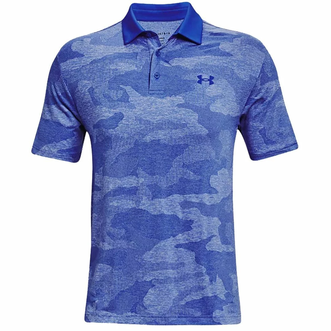 Under Armour Golf Mens UA Playoff 2.0 Jacquard Stretch Golf Polo Shirt - Image 4