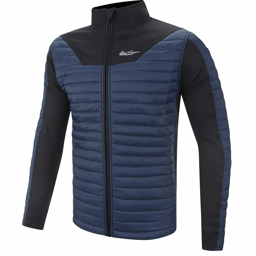 Ben Hogan Golf Mens Performance Full Zip Padded Quilted Golf Jacket - Image 3