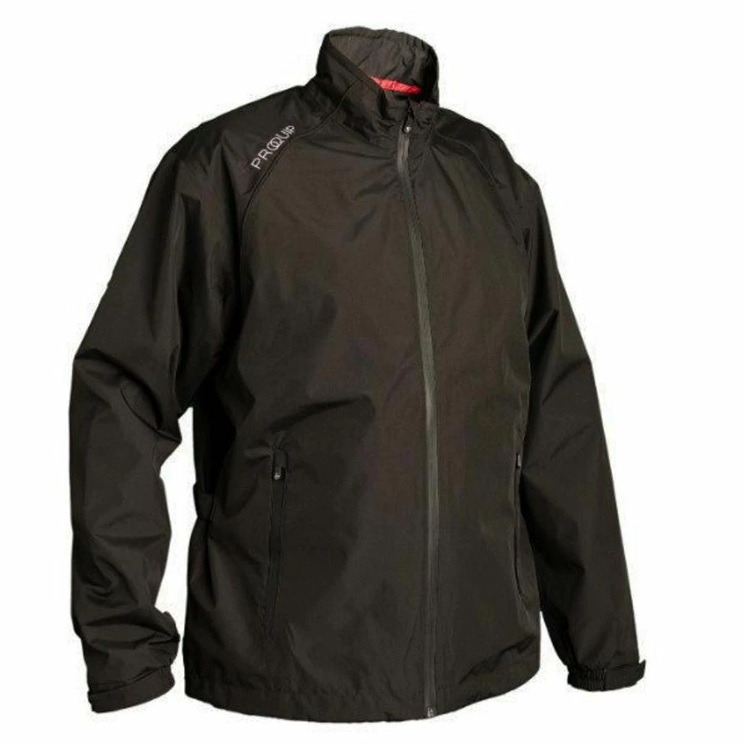 Proquip Mens Tempest Waterproof Lightweight Full Zip Golf Rain Jacket - Image 2