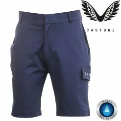 Castore Mens Chino Water Resistant Tapered Leg Stretch Golf Shorts