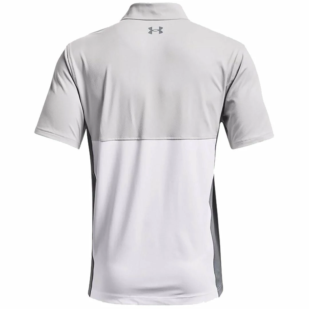 Under Armour Golf Mens UA Performance Blocked Polo Stretch Golf Polo Shirt - Image 10