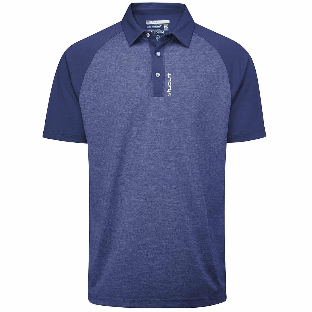 Stuburt Golf Mens Bandon Breathable DRI-Back Moisture Wicking Golf Polo Shirt - Image 3