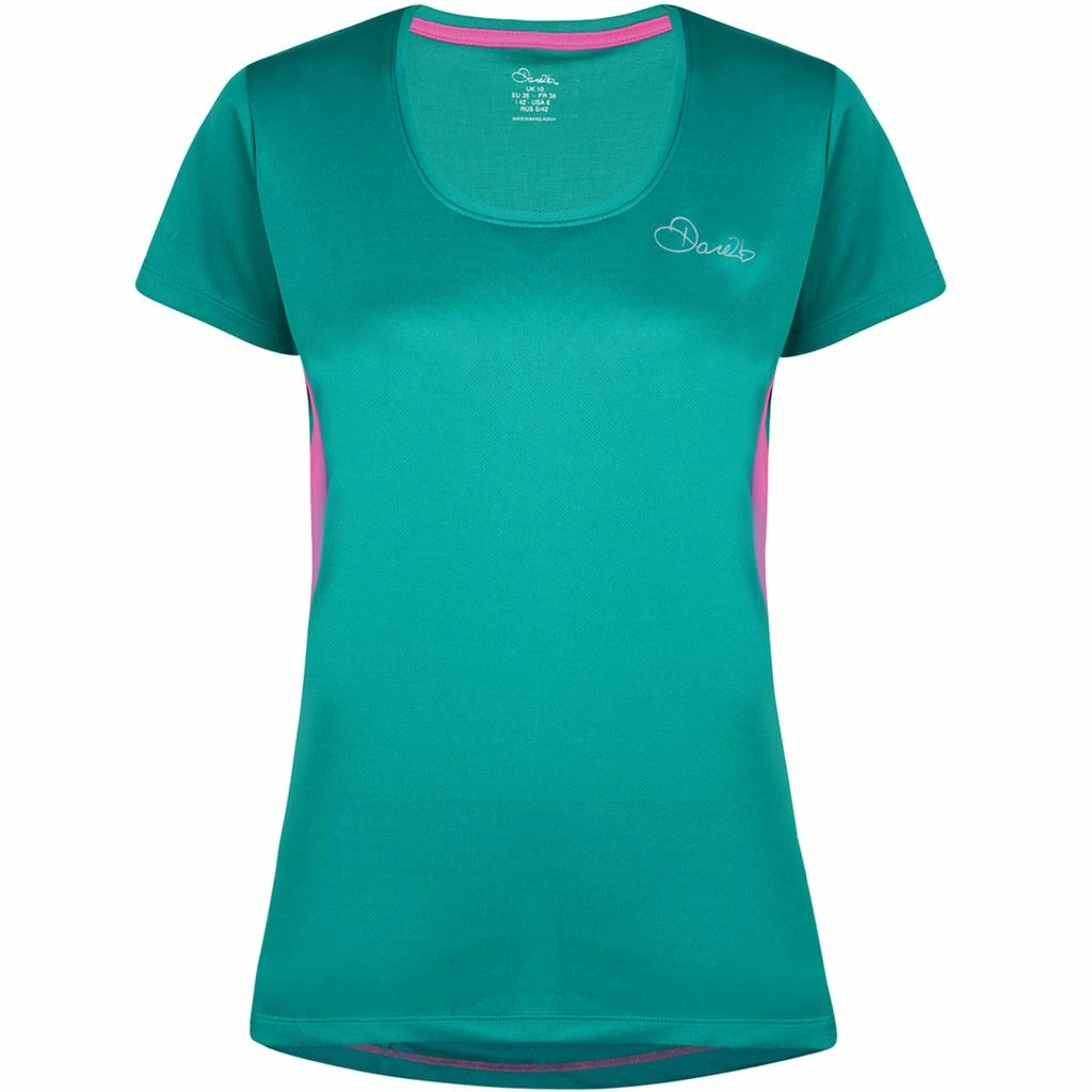Dare 2B Ladies Crew Neck Reform Short Sleeve Stretch Workout Tee - Image 5