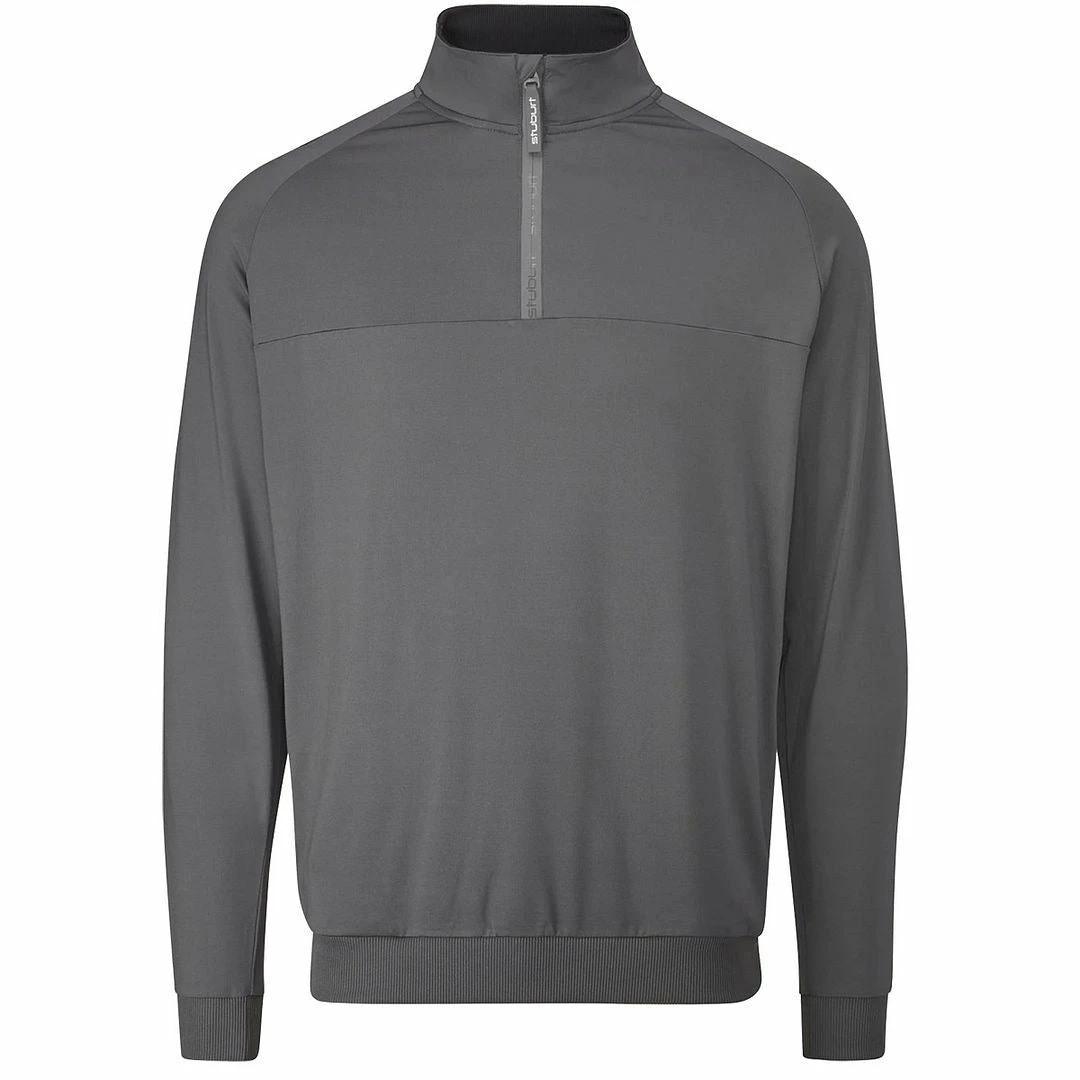 Stuburt Golf Mens Augusta Mid Layer Half Zip Windproof Golf Pullover Sweater - Image 2