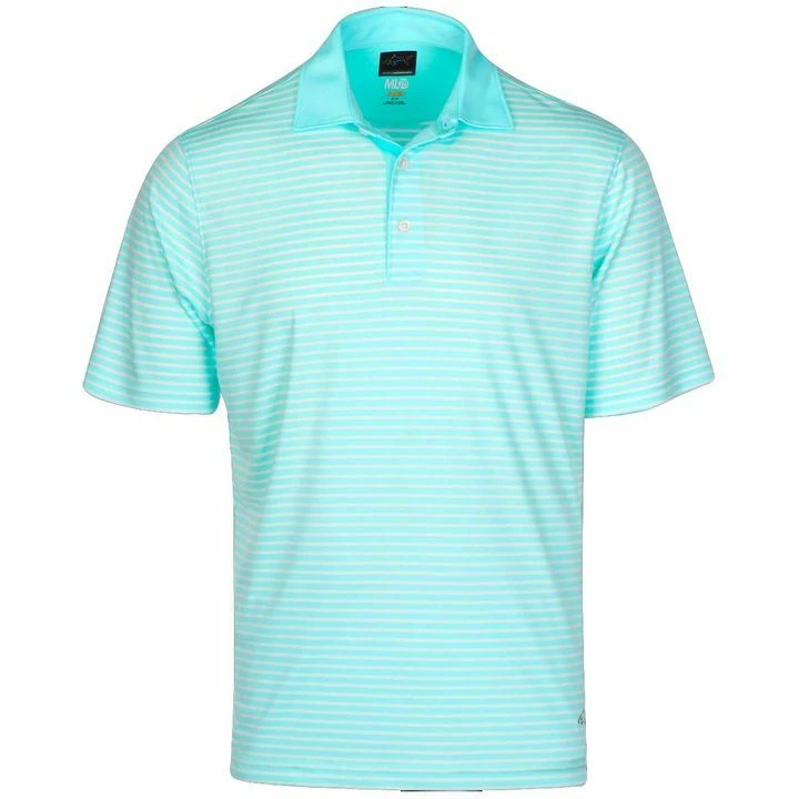 Greg Norman Mens PlayDry Bar Stripe Performance Stretch Golf Polo Shirt - Image 20