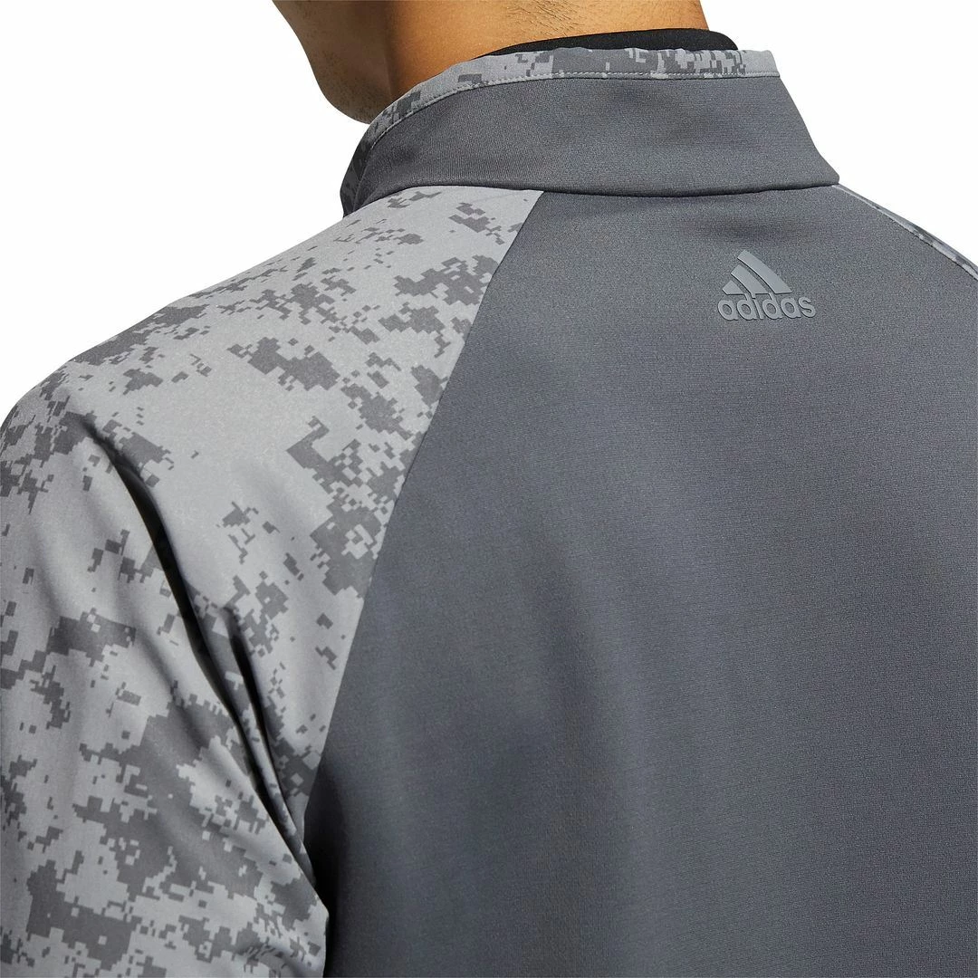 ADIDAS Golf Mens Camo Hybrid Layering Sweatshirt Stretch Golf Sweater - Image 25