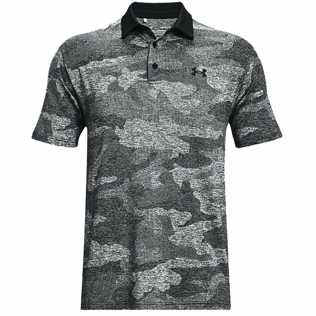 Under Armour Golf Mens UA Playoff 2.0 Jacquard Stretch Golf Polo Shirt - Image 2
