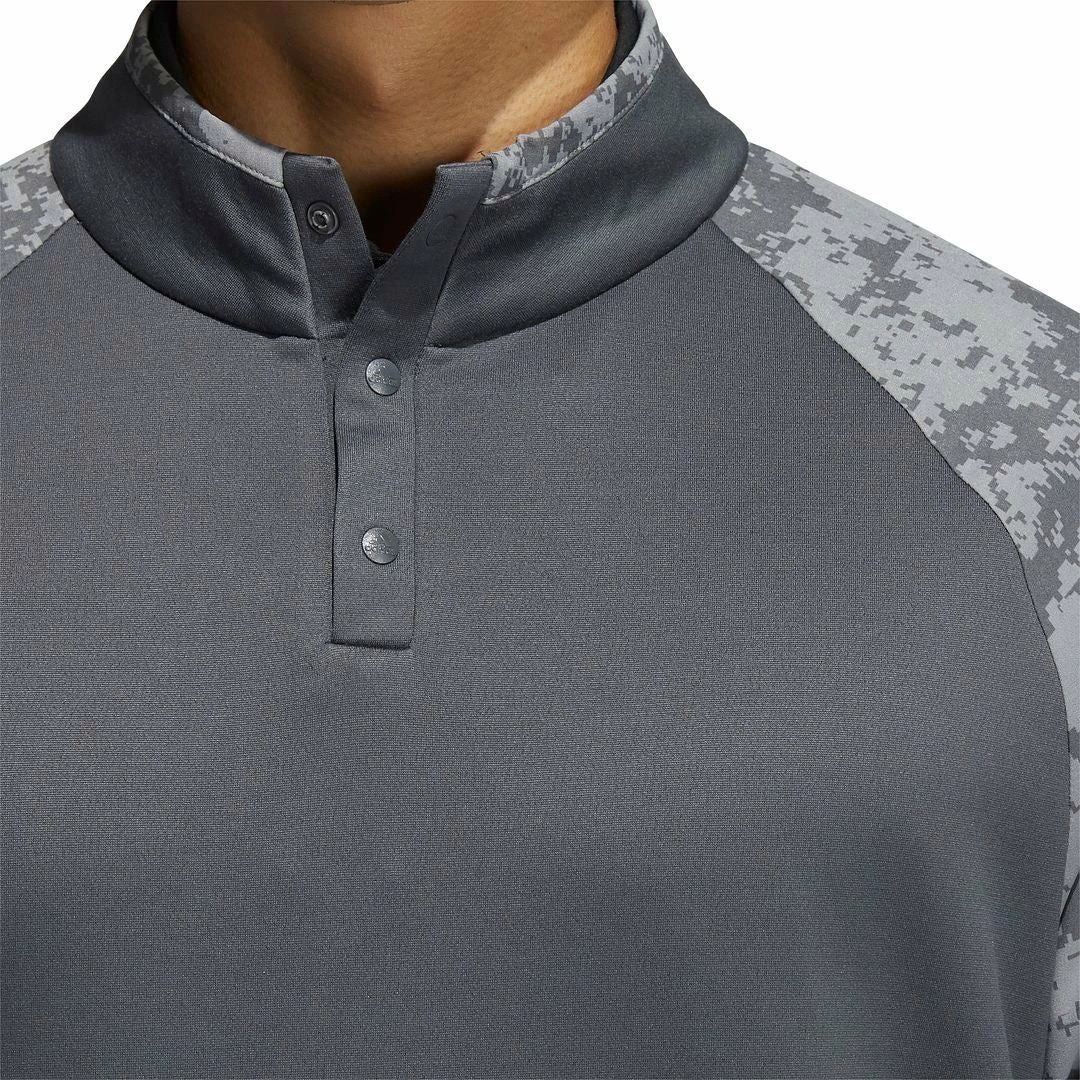 ADIDAS Golf Mens Camo Hybrid Layering Sweatshirt Stretch Golf Sweater - Image 24