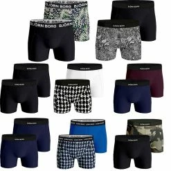 Bjorn Borg Mens Premium Cotton Shorts Boxer Briefs Underwear Many Choices 2-PACK