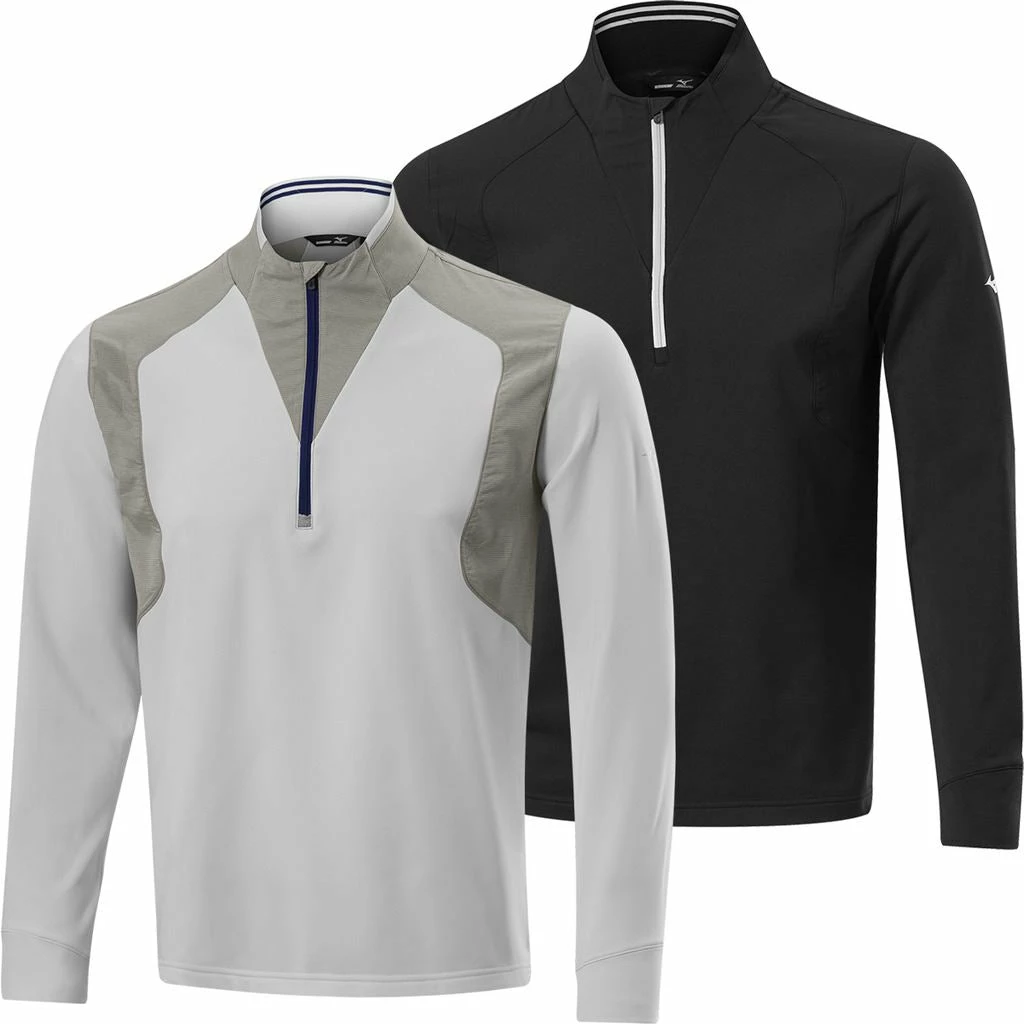 Mizuno Golf Mid Layer ¼ Zip Mens WindProof Performance Golf Cover-Up
