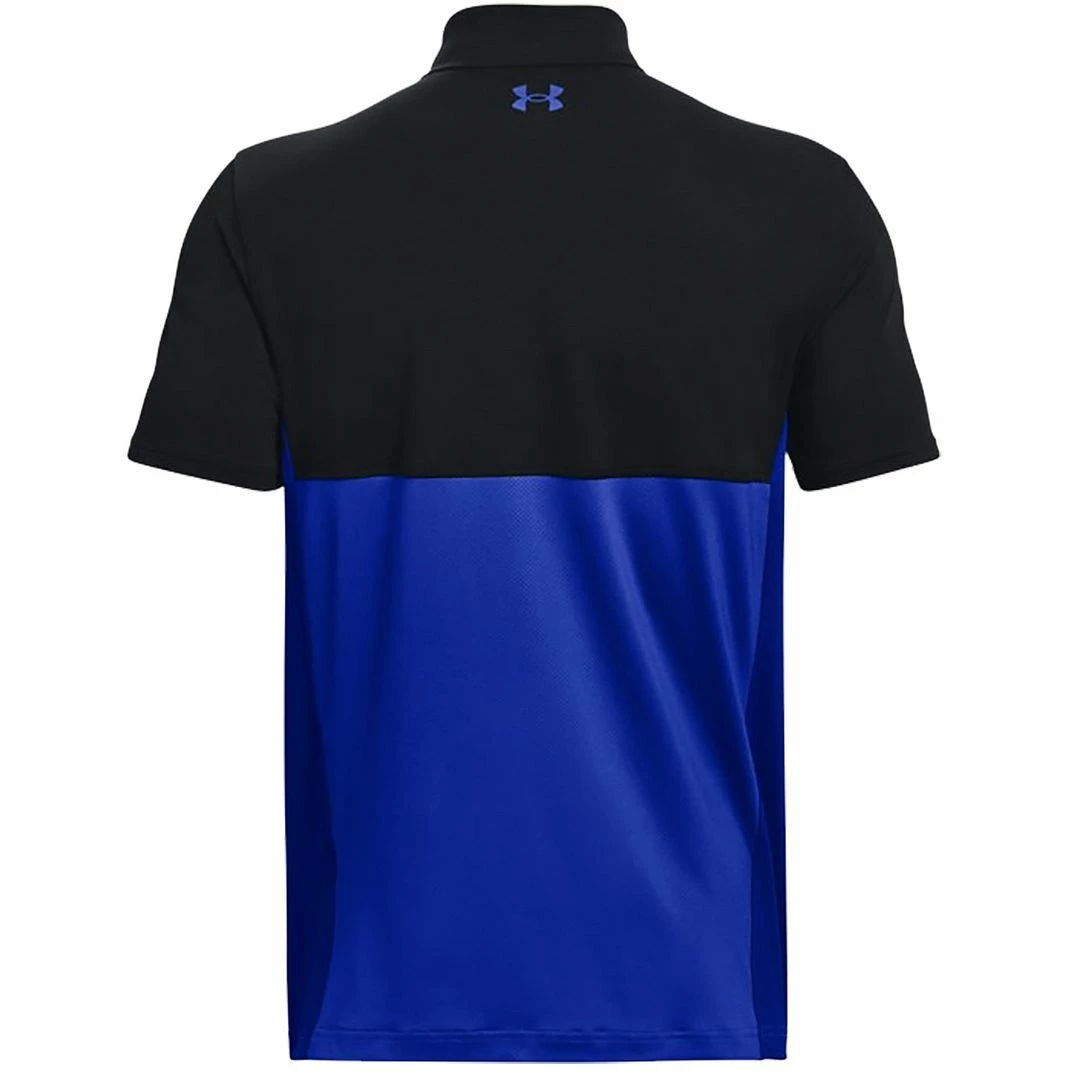 Under Armour Golf Mens UA Performance Blocked Polo Stretch Golf Polo Shirt - Image 11