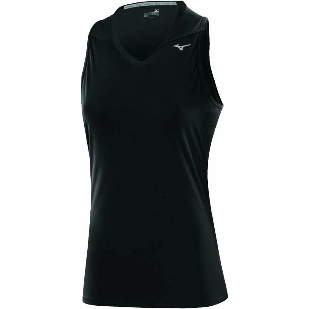 Ladies Mizuno Drylite Core Tee Womens Sleeveless Running T-shirt - Image 3